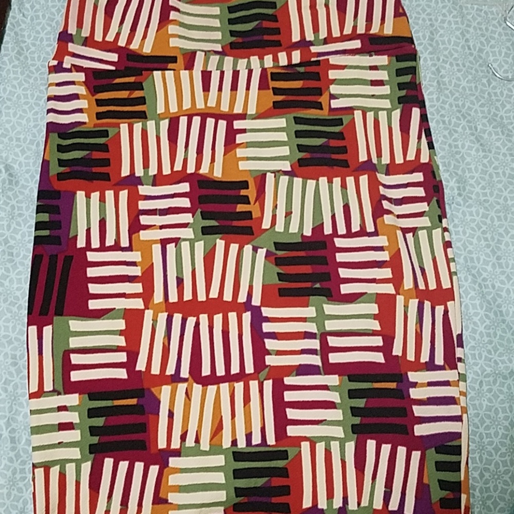 Knee length skirt